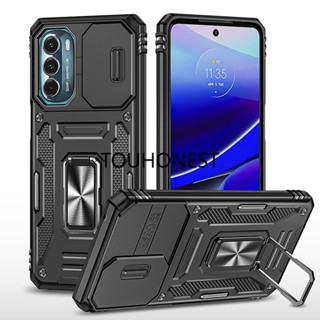 เคส Motorola Moto G Stylus เคส Motorola Moto G Pure เคส Motorola Moto G22 Case Motorola Moto G Power Case Motorola Edge Plus Case Motorola Edge 30 Pro Luxury Armor Shockproof Stand Holder Back Cover Cool Hard Shell Phone Case โทรศัพท์มือถือแบบแข็ง