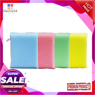 MESH ฟองน้ำหุ้มตาข่าย POLY-BRITE 407-42 10x13x2cm แพ็ค4MESH COVERED SPONGE POLY-BRITE 407-42 10x13x2cm 4 PCS