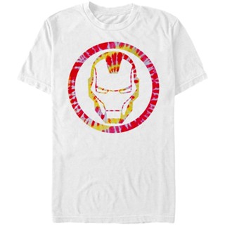 Tie Dyed Iron Man T-Shirt เสื้อยืด เสื้อยืดคอกลม เสื้อคนอ้วน เสื้อขาว_07