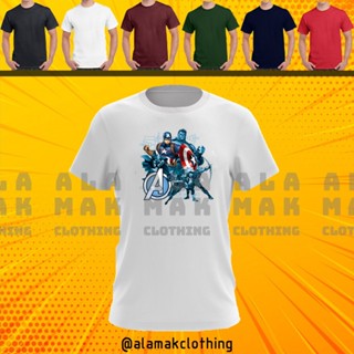 PROMOSI HEBAT  MARVEL STUDIO THE AVENGERS FAMILY CARTOON BAJU LELAKI PEREMPUAN T SHIRT!! 100% COTTON_03