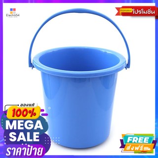 ถังน้ำพลาสติก 6.5 ล. สีน้ำเงิน Plastic water bucket 6.5 liters. Blueขัน กะละมัง และ