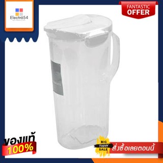 เหยือกน้ำพลาสติกทรงรี PIONEER รุ่น PN419 ความจุ 1,800 มล. สีขาวOval Plastic Water Jug PIONEER No. PN419 Size 1,800 ml. W