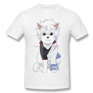 เสื้อเด็กหญิง - การปรับแต่งเสื้อผ้ามังงะ Gintama Janpanese อะนิเมะเสื้อยืด Sadaharu แฟชั่นแขนสั้นสํ_07