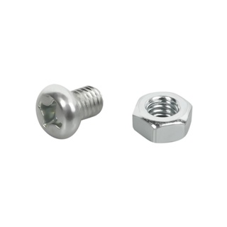 MACHINE สกรูเกลียวมิลน็อต JP DEXZON 6X8 มม. 25 ตัวMACHINE SCREW WITH NUT JP DEXZON 6X8MM 25PCS