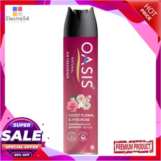 AIR สเปรย์ปรับอากาศ OASIS 320ml SWEET FLORAL &amp; PINK ROSEAIR FRESHENER SPRAY OASIS 320ml SWEET FLORAL &amp; PINK ROSE