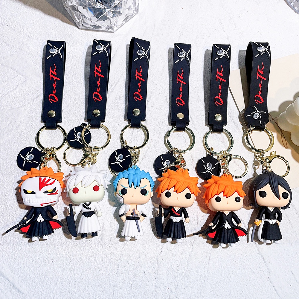 พวงกุญแจ Bleach - Ichigo Rukia Hollow Ichigo เครื่องประดับโมเดลตุ๊กตา