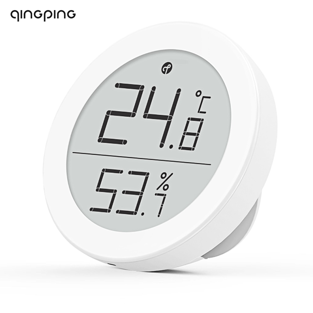 Qingping เครื่องวัดอุณหภูมิ และความชื้น ระบบเซนเซอร์ ความแม่นยําสูง รองรับ Apple Homekit และ Siri