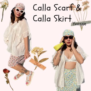 Calla Scarf &amp; Calla Skirt (บอกขนาดเอว สะโพกในหมายเหตุ)