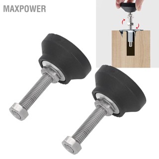 Maxpower 2 ชิ้นเฟอร์นิเจอร์ขาปรับระดับ 90KG แบริ่งที่ปรับได้รองรับสกรูปรับระดับคงที่ เครื่องมือ