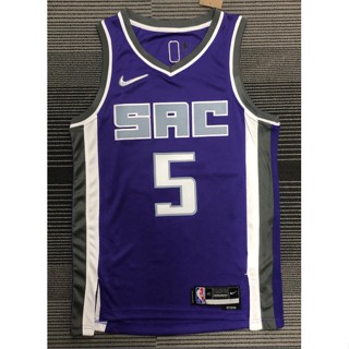 ขายดี เสื้อกีฬาบาสเก็ตบอล สีม่วง 3 แบบ 2022 NBA jersey Sacramento Kings 5# FOX 75th EFjaof54ELbokh81