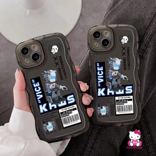 เคสโทรศัพท์มือถือ ลายการ์ตูนหมี Kaws Wavy สําหรับ Redmi 9T A1 10 9 9A A1+ 10A 9C NFC Redmi Note 9 8 10 11 9Pro 11s 10Pro 9s 10s 11Pro+ 10C PO CO M3 X3 NFC Pro Mi 11T Pro เคสนิ่ม ขอบ