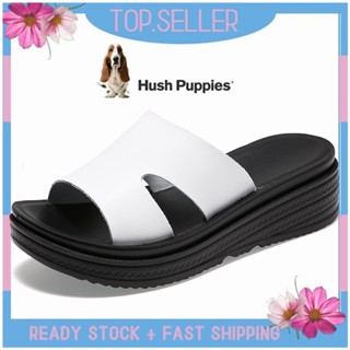 HUSH PUPPIES รองเท้าโลฟเฟอร์ ส้นแบน แบบสวม สําหรับผู้หญิง