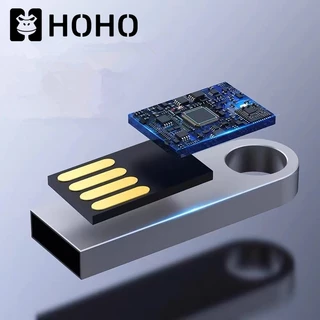 🔥HOHO Portable Metal แฟลชไดร์ฟ 4GB 8GB 16GB 32GB 64GB USB Flash Drive USB 2.0 3.0 Data Traveler เก็บข้อมูล แฟลชไดร์ฟ