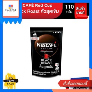 Nescafe(เนสกาแฟ) NESCAFE RED CUP เนสกาแฟ เรดคัพ กาแฟสำเร็จรูป แบล็คโรสต์ ถุง 110 กรัม NESCAFE RED CUP NESCAFE RED CUP In