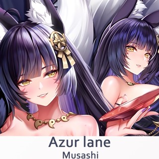 ปลอกหมอน ลายอนิเมะ Game Azur Lane Musashi Dakimakura Hugging สําหรับแต่งคอสเพลย์