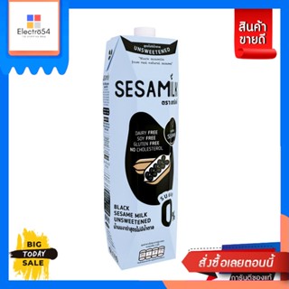 Sesamilk(เซซามิลค์) Sesamilk เซซามิลค์ นมงาดำ สูตรไม่มีน้ำตาล ขนาด 1000 ml. Sesamilk Sesamilk black sesame milk, sugar f