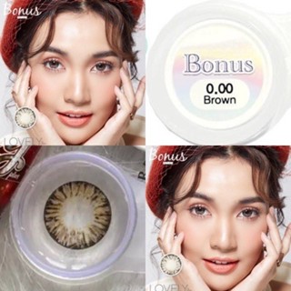 คอนแทนเลนส์ lovely lens ฝาขาว. Bonus  สีเทา/น้ำตาล เลนส์นิ่ม ใส่สบายตา