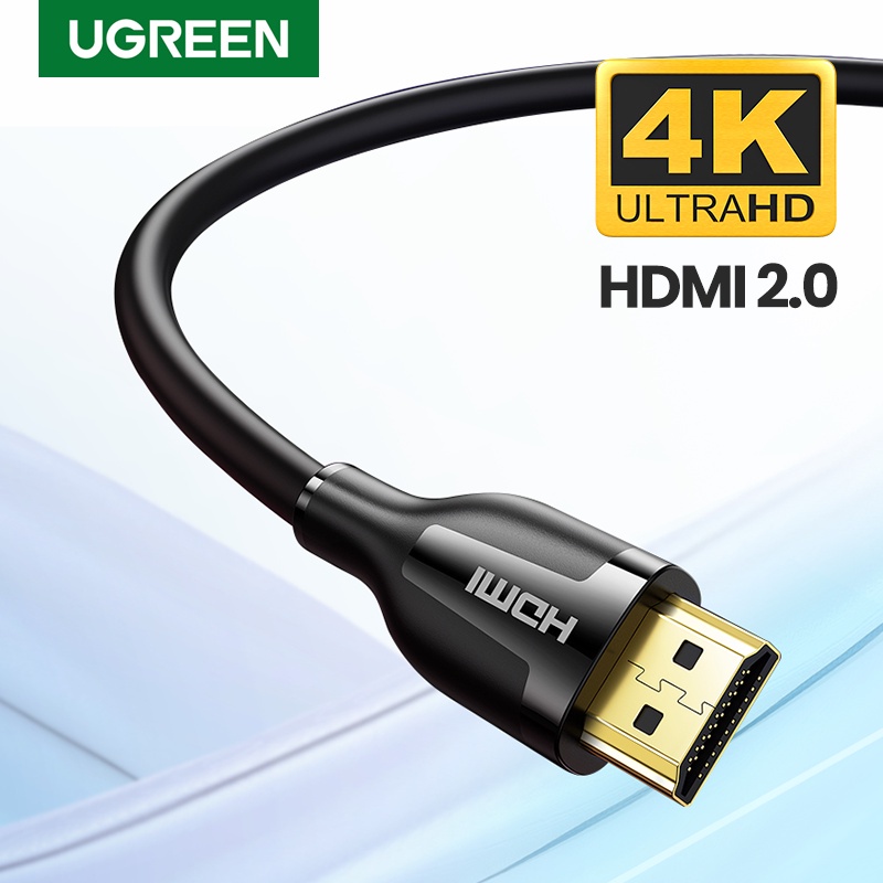 Ugreen สาย HDMI 4K 2.0 สําหรับ Apple TV PS4 กล่องสวิตช์แยก HDMI เป็นสาย HDMI 60Hz สายวิดีโอเสียง Cabo