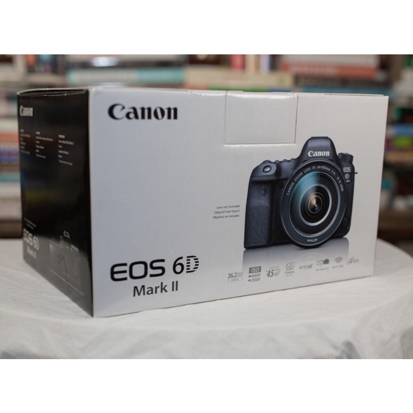 Canon EOS 6D Mark II 26.2MP Digital SLR Camera - Black