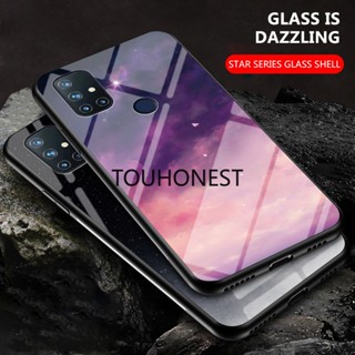 เคส Oneplus Nord N20 เคส Oneplus Nord N100 เคส Oneplus Nord N200 Case Oneplus 6 Case Oneplus 6T Starry sky series Hard Tempered Glass Protective Back Cover Phone Case กระจกนิรภัยแบบแข็ง ป้องกันด้านหลัง เคสโทรศัพท์