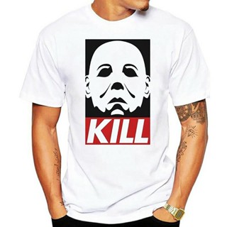 Halloween Michael Myers Tee Shirt 3 short sleeve cotton t-shirt women and men_07