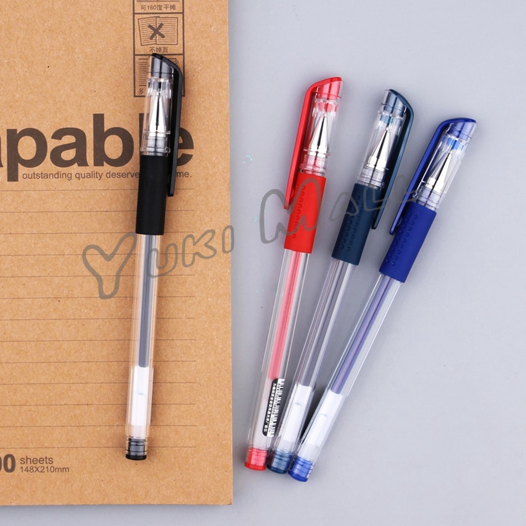 Yuki ปากกาเจล คลาสสิค 0.5 มม. แดง น้ำเงิน ดำ  Gel pen