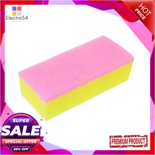 SCOURER ฟองน้ำพร้อมใยขัด POLY-BRITE LONG SHAPE 2x6 นิ้วSCOURER SPONGE POLY-BRITE LONG SHAPE 2X6IN