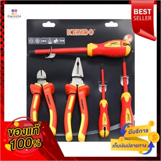 PLIERS ชุดคีมและไขควง VDE KENDO 85136 5 ตัว/ชุดPLIERS AND SCREW DRIVERS SET KENDO 85136 5EA/SET