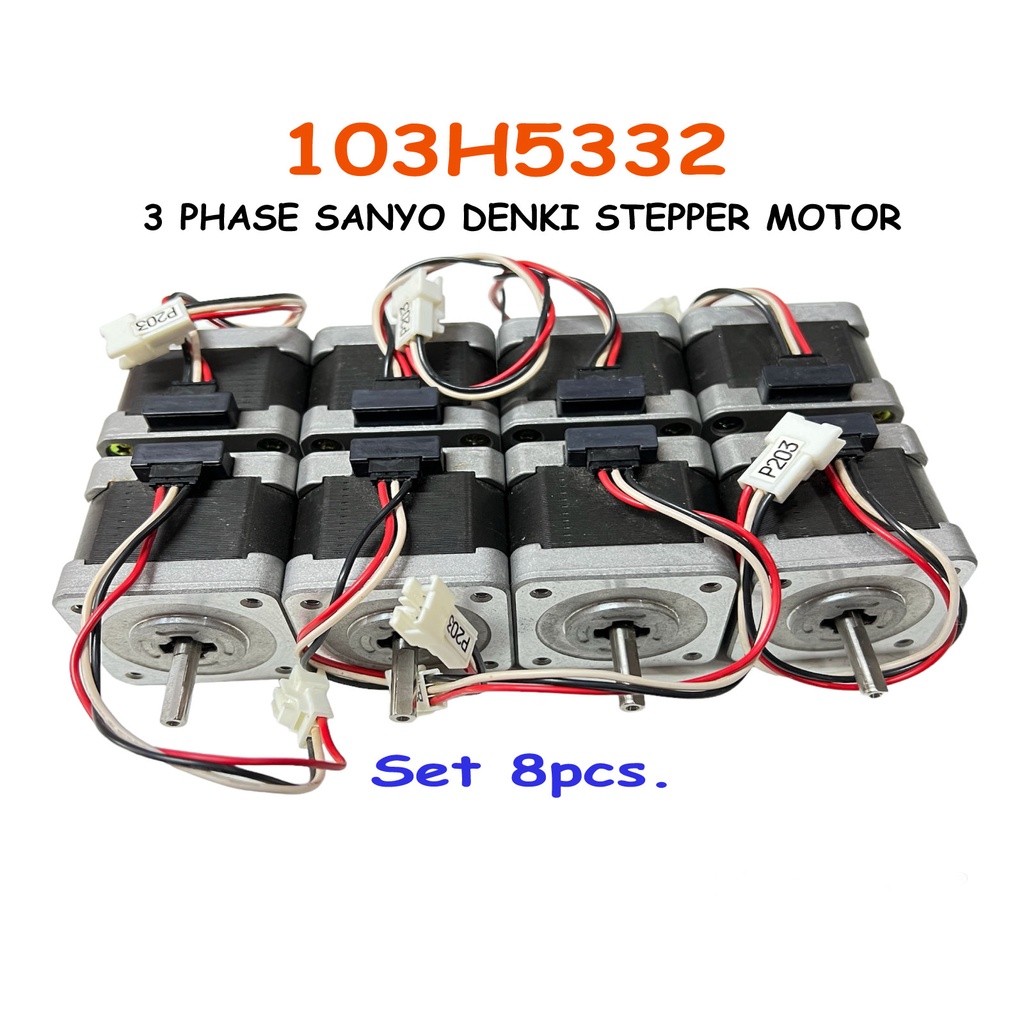 8 อัน 3 Phase Sanyo Denki Stepper Motor. SKU:000181