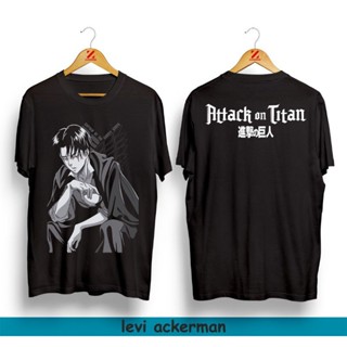 PRIA Kaos ANIME ATTACK ON TITAN LEVI ACKERMAN/KAOS Men/KAOS DISTRO/KAOS AOT SNK S M L XL XXL XXXL_07