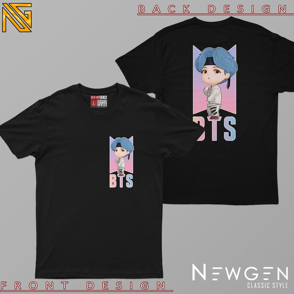 🌟​พร้อมส่ง​🌟 Premium BTS SUGA  - BTS Merchandise -  Authentic Newgen Oversize Shirt - BTS Shirt