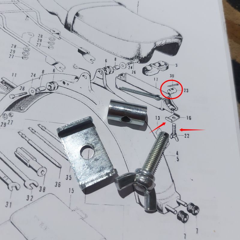 Bolt Set กล่องเครื่องมือ S90 CL 90 Astra 90z Benly