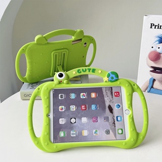 iPad 9th 8th 7th Gen 10.2 Air 10.9 10.5 6th Generation Mini 6 5 4 3 2 1 Case Soft TPU Rubber Cute Bear with Handle for iPad 9 8 7 2021 2020 2018