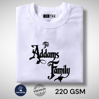 The Addams Family print T-Shirt UNISEX Regular Size 220 GSM | White | Black | LT Pink | Mustard | เสื้อ