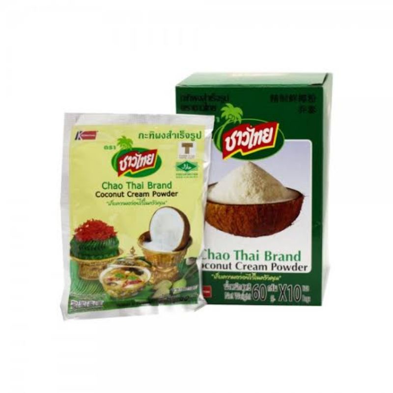 กะทิผง ตราชาวไทย 1ซอง ซอง60กรัม