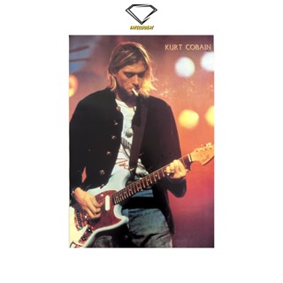 💎Intelligent | โปสเตอร์ nirvana | ขนาด 20.75x30.75 นิ้ว | x 1 แผ่น kurt cobain poster โปสเตอร์วงดนตรี