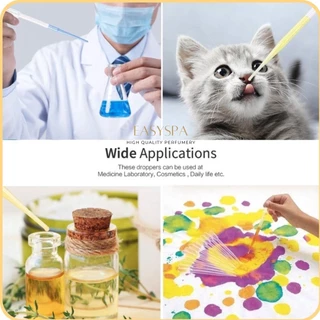 หลอดดูด ปิเปต 3ml 5ml 10ml หลอดดูดน้ำหอม Pipette Dropper หลอดหยดน้ำหอม หลอดให้อาหารสัตว์ หลอดสำหรับผสมสี