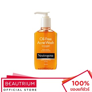 NEUTROGENA Oil Free Ance Wash ผลิตภัณฑ์ทำความสะอาดผิวหน้า 175ml