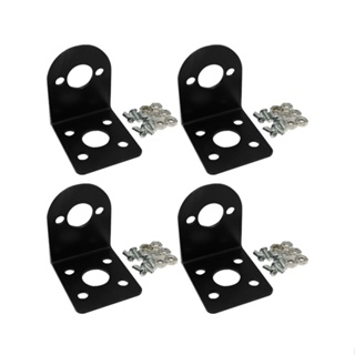 4pcs Home Professional Universal Heavy Duty Wear Resistant Easy Install With Screw Nut DC Gear Motor Bracket