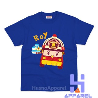 เสื้อยืด พิมพ์ลาย Robocar POLI ROY สําหรับเด็ก