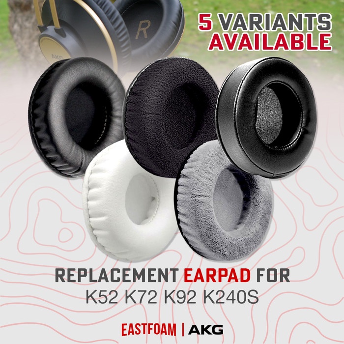 Earpad Earcup AKG K52 K72 K92 K240S K 52 72 92 240 โฟมแผ่นรองหูฟัง