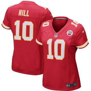 เสื้อกีฬารักบี้ NFL Kansas City Chief Kansas City Chiefs Rugby 10#Hill球衣运动女装