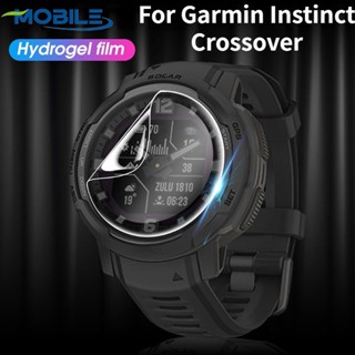 ฟิล์มไฮโดรเจลกันรอยหน้าจอ HD ป้องกันรอยนิ้วมือ สําหรับ Garmin Instinct Crossover