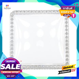 with โคมไฟเพดานพร้อมรีโมต LED 24W Tri-Color SIRI LUZINO รุ่น PC-0647-400(CL)/Remote ขนาด 40 x 40 x 7 ซม.Ceiling Lamp wit