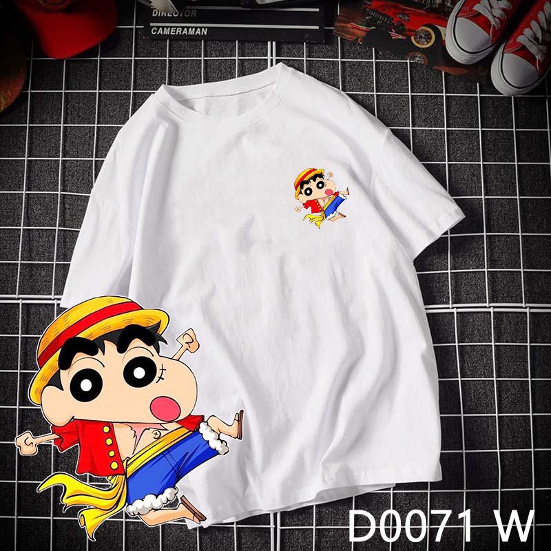 STOK SEDIA D0071 SHINCHAN ONE PIECE TSHIRT LUFFY CRAYON BOY TEES SUSHI ...