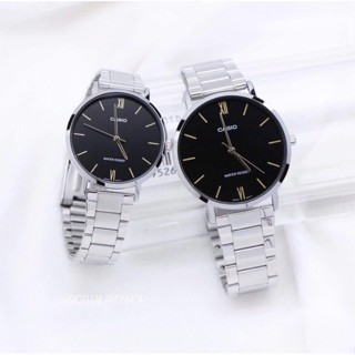 🎁CASIO STANDARD M/LTP-VT01D-1B ของแท้ 100% พร้อมส่ง ประกัน 1 ปี