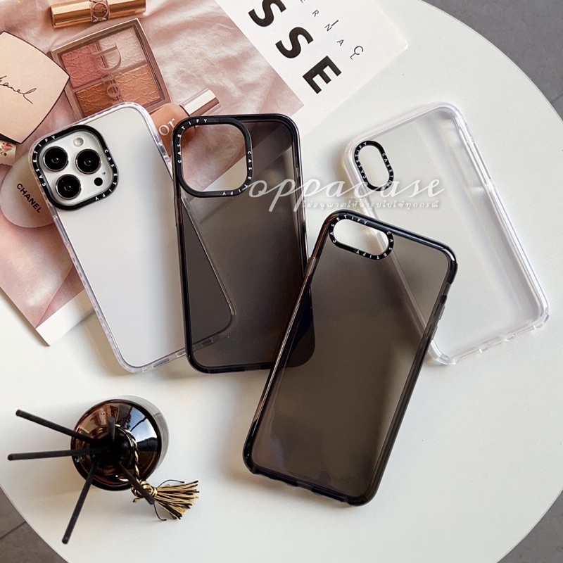 เคสใสสีพึ้น Black & White เคสสำหรับรุ่น 6/7/8/SE20 - 16 16Plus 16Pro 16ProMax