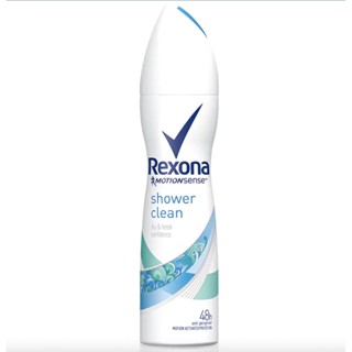 เรโซน่า Rexona Spray 135ml เรโซน่าสเปรย์ สูตร ชาวเวอร์คลีน (สีเขียว)