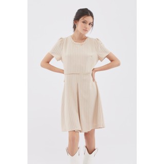 EP เดรสลายทาง ผู้หญิง | Round Neck Stripe Dress | 0801