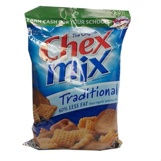 General Mills Chex Mix Snack Traditional 248g  ขนม ขนมขบเคี้ยว ขนมทานเล่น